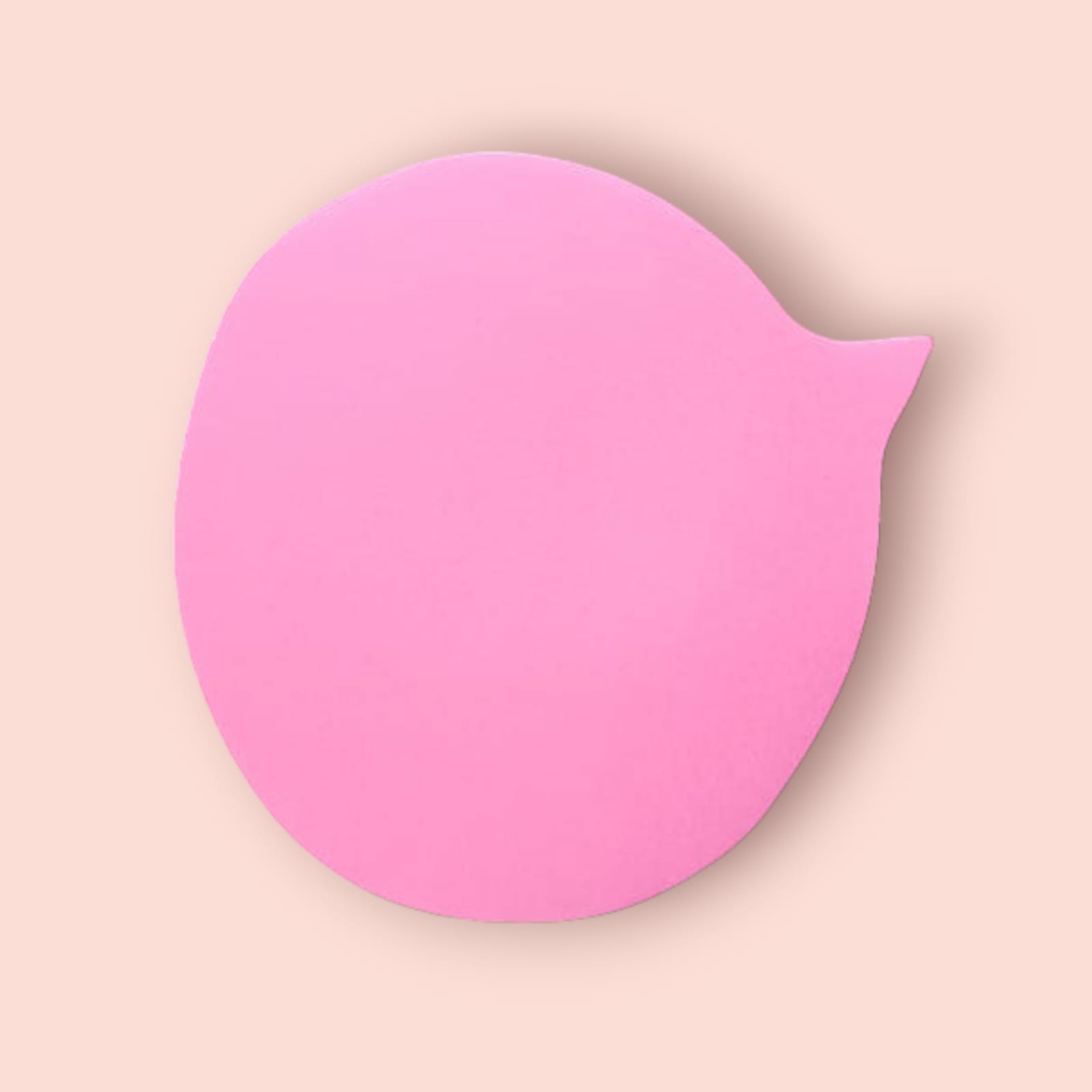 JC Bubble Shaped Sticky Notes - 100 Sheets, 5 Neon Colors