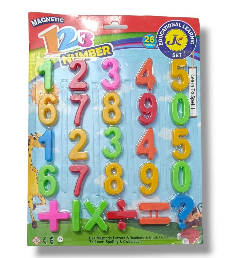 JC Magnetic Numbers Educational Learning set for Kids - Pack of 1