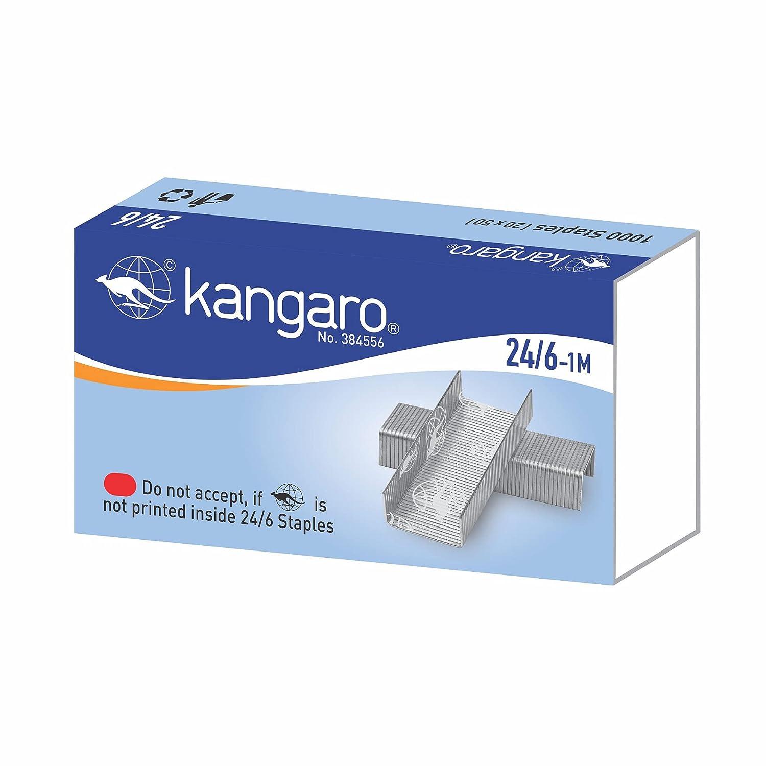Kangaro Stapler Pins No. 24/6-1M Single Box