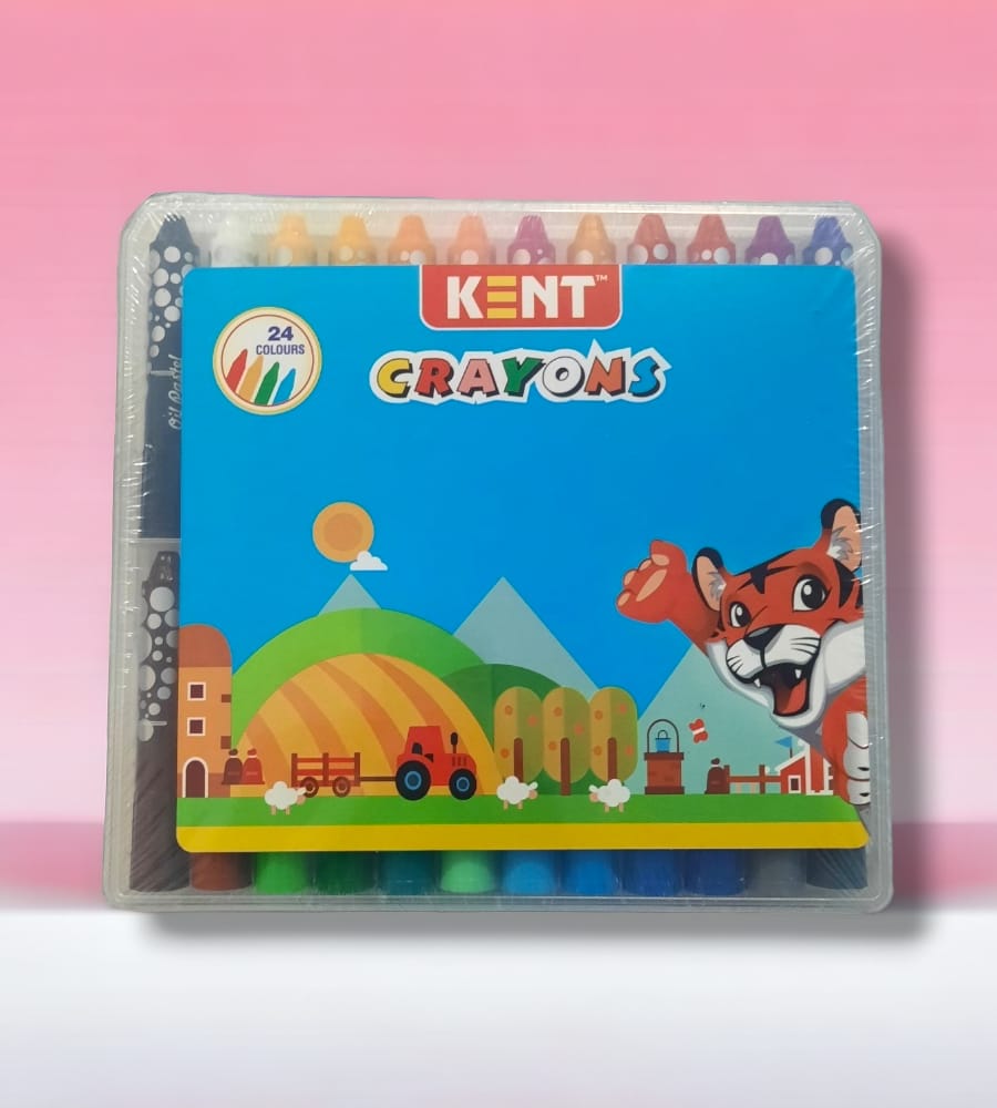 Kent Oil Pastels - 24 Bright Colors with Smooth Finish in Blister Pack