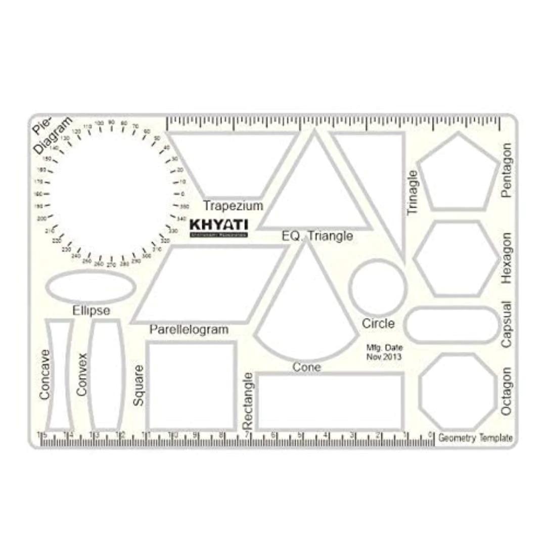 Khyati Geometry Template - 16 Shapes Designs