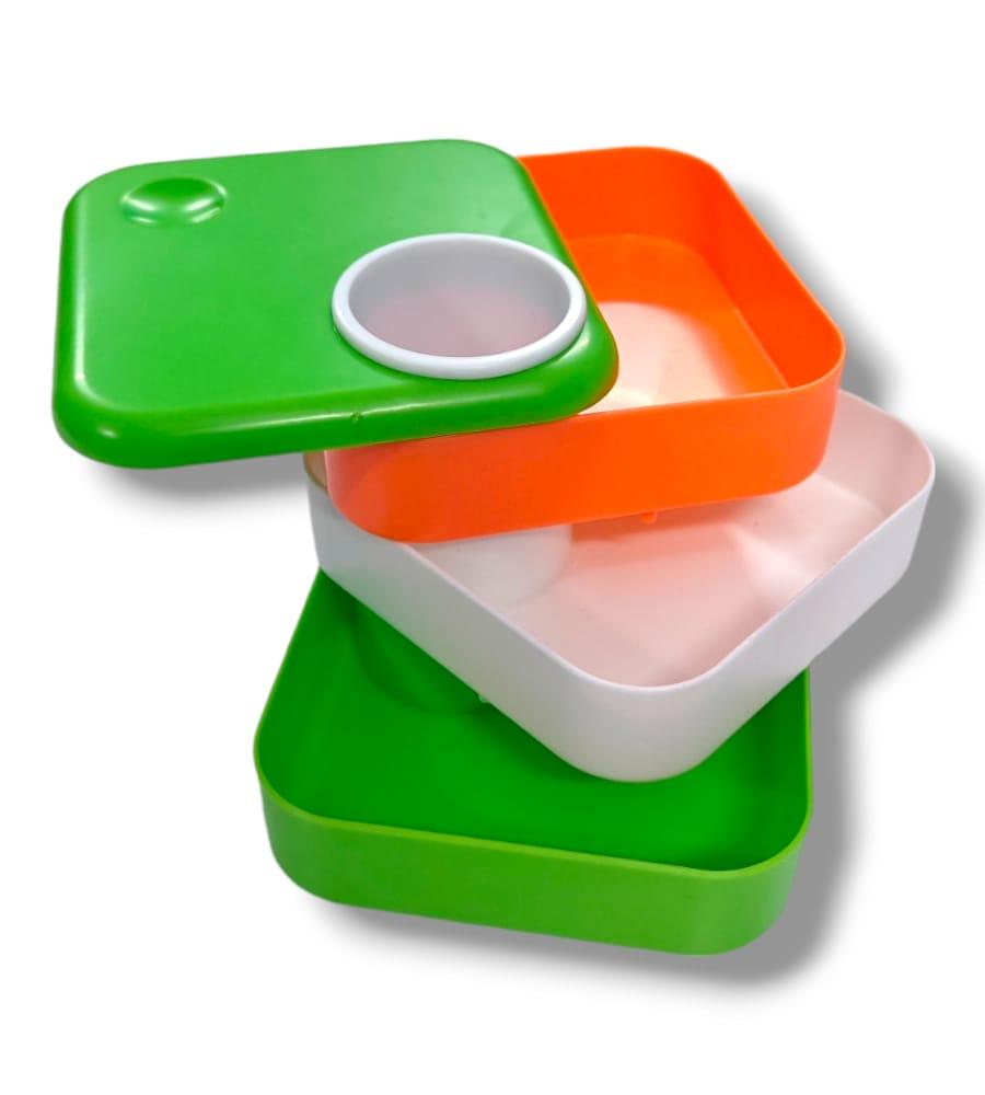 Khyati Tricolour – Square Pen Stand - S641