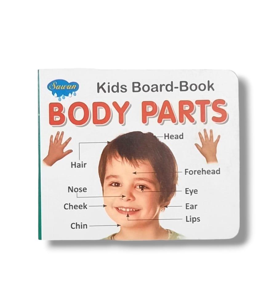 Kids Body Parts Board Book - Fun and Educational Picture Book for Early Learning