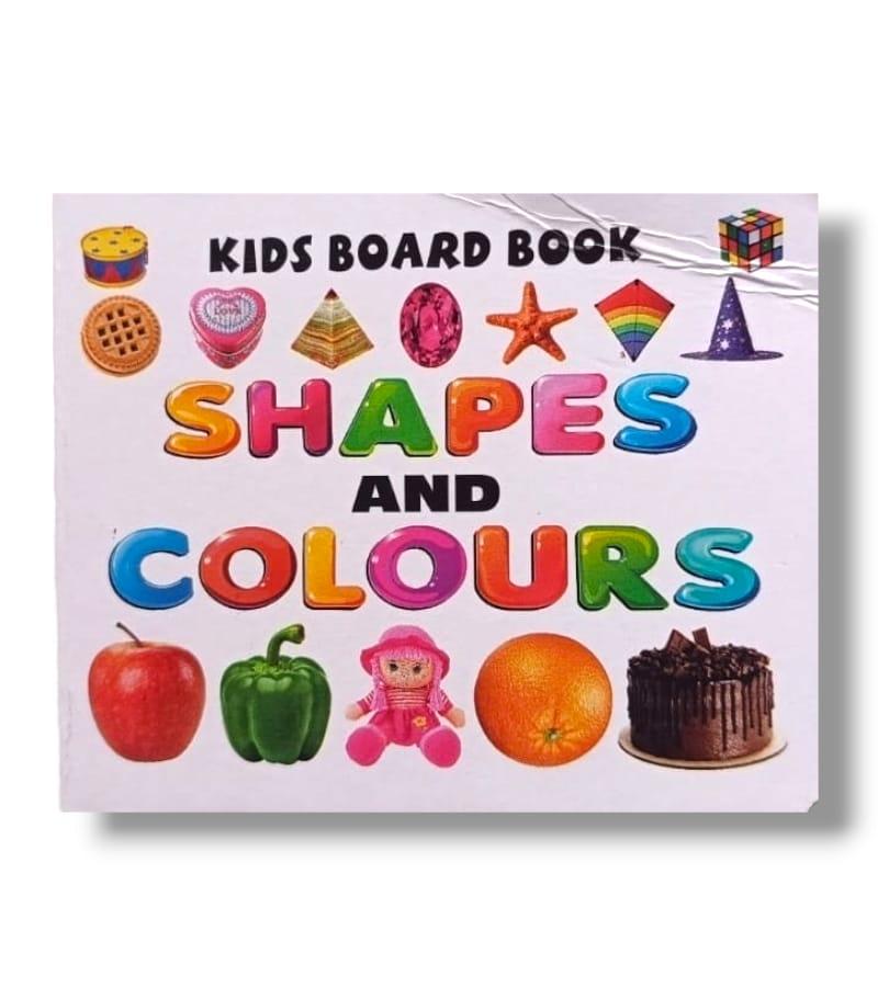 Kids Shapes & Colors Board Book - Fun and Educational Picture Book for Early Learning