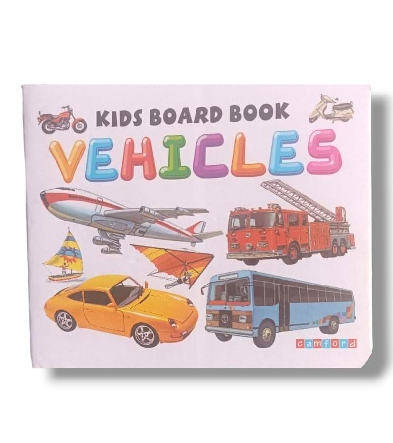 Kids Vehicles Board Book - Fun and Educational Picture Book for Early Learning