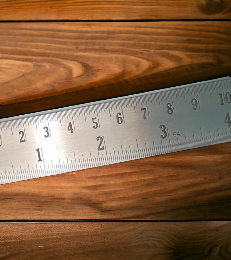 King Stainless Steel 30cm Ruler Scale – Pack of 1