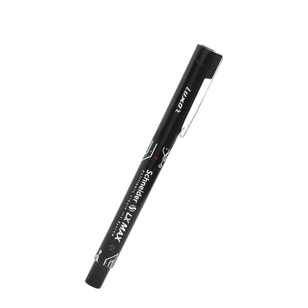 LX Max Roller Ball Pen-Needle Tip 0.5 mm - Black
