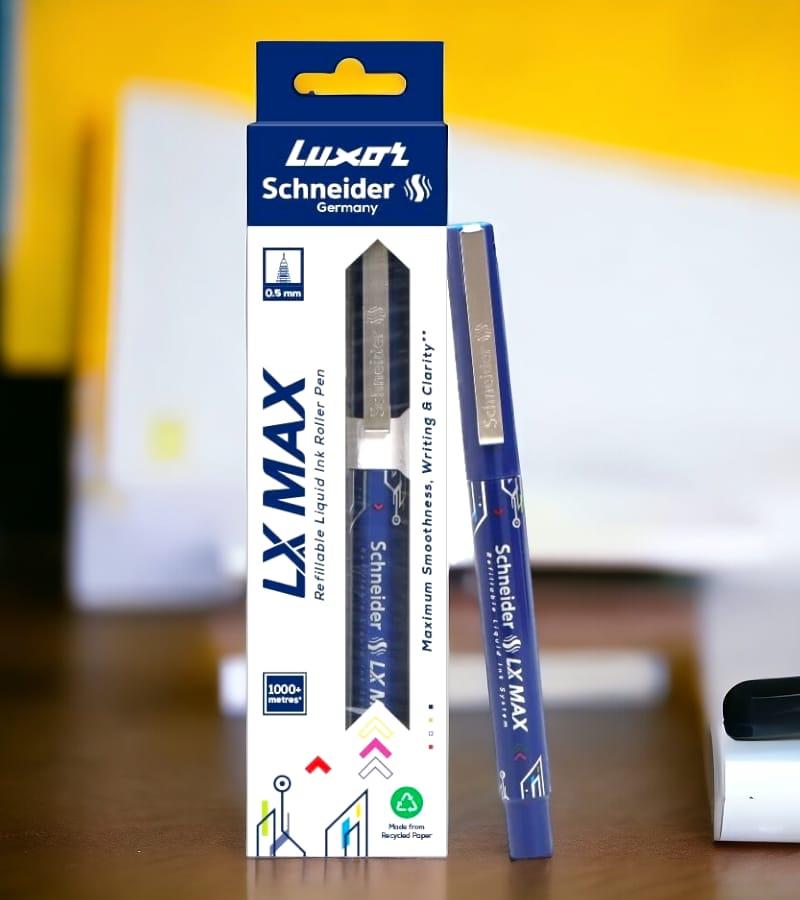 LX Max Roller Ball Pen-Needle Tip 0.5 mm - Blue
