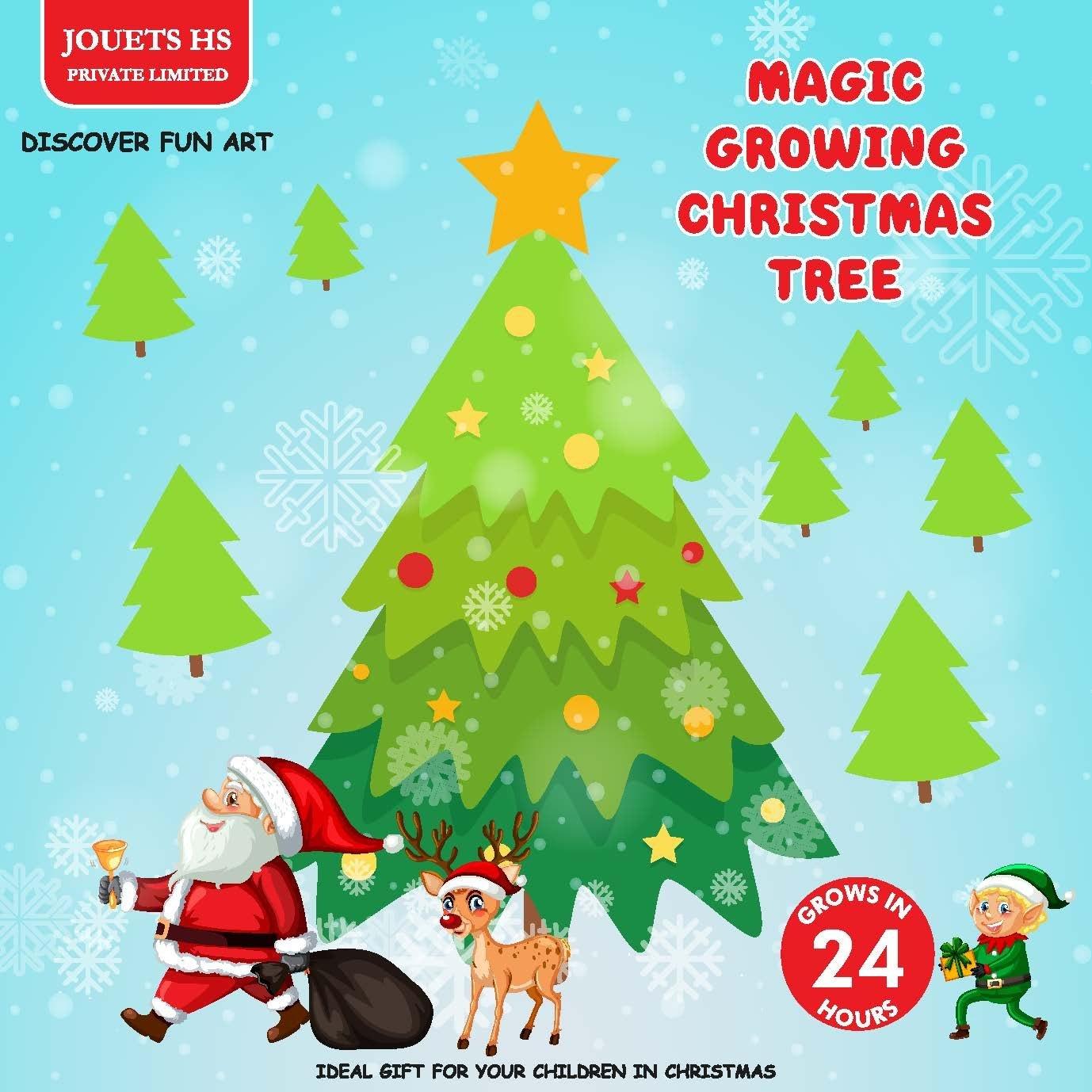 Magic Growing Christmas Tree DIY Decor Kids Creative Your Own Fun Xmas Pack of 1