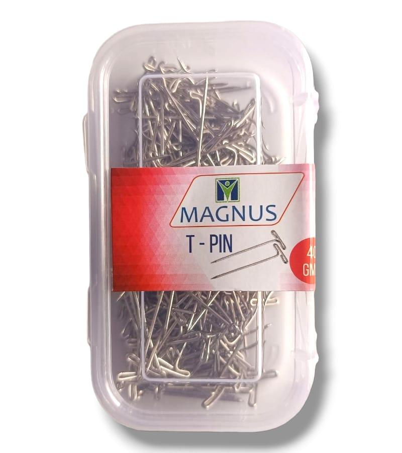 Magnus Nickel-Coated T-Pins - 40g Pack