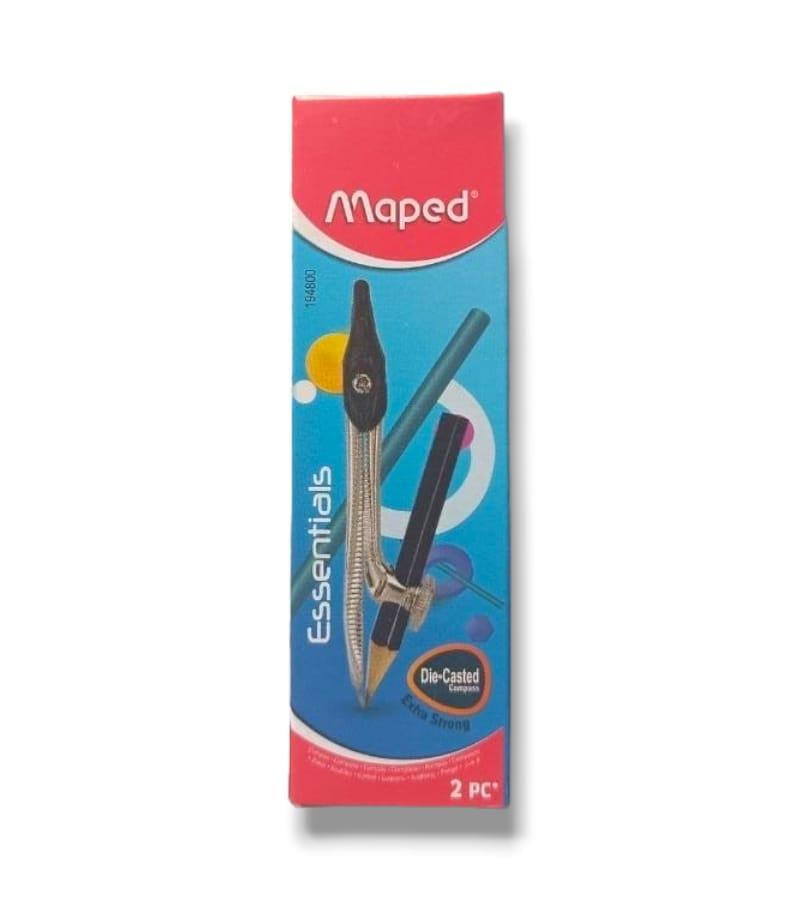 Maped Essential Compass With Pencil, 2 Items in 1 Pack