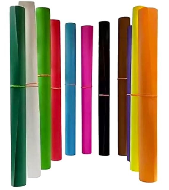 Multicolor Chart Paper | Set of 10 | A1 Size | Pastel Sheet | Poster Sheets | 220 GSM Paper | Unruled Paper | Plain Paper | Art and Craft Material