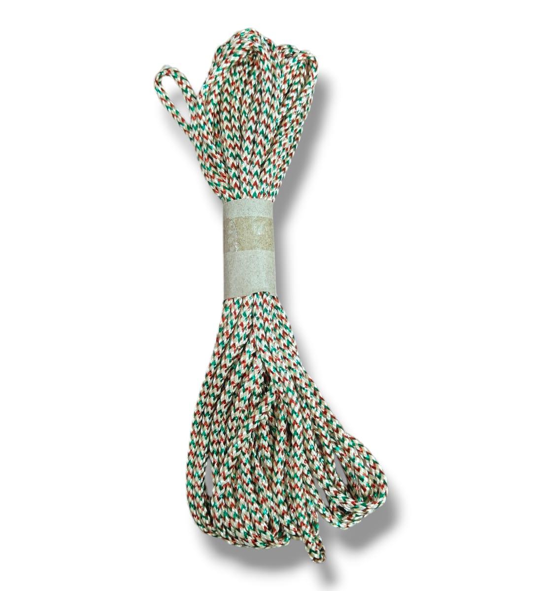 Multicolor Metallic Embroidery Thread – 8m | Shiny Polyester Floss for Cross Stitch, Embellishment, Needlework & Craft Projects