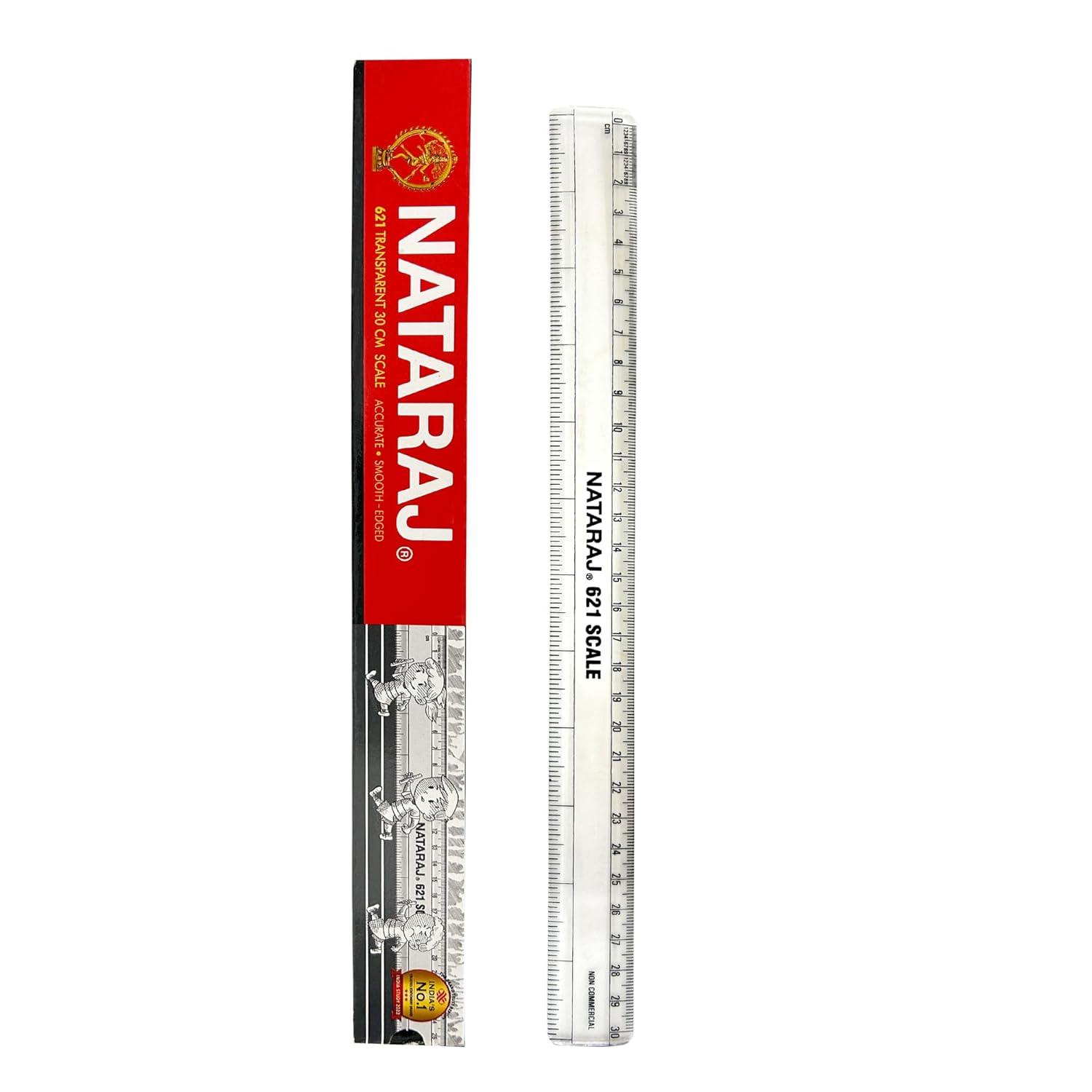 Natraj 621 Transparent 30cm Scale
