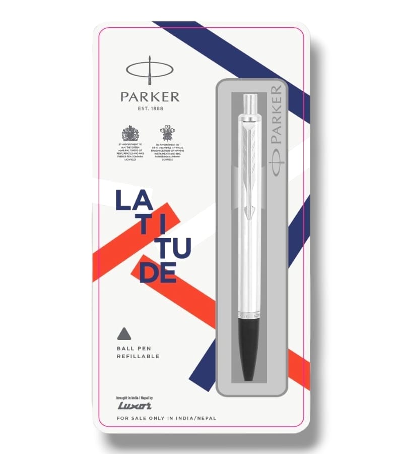 Parker Latitude Shiny Chrome CT Ball Pen