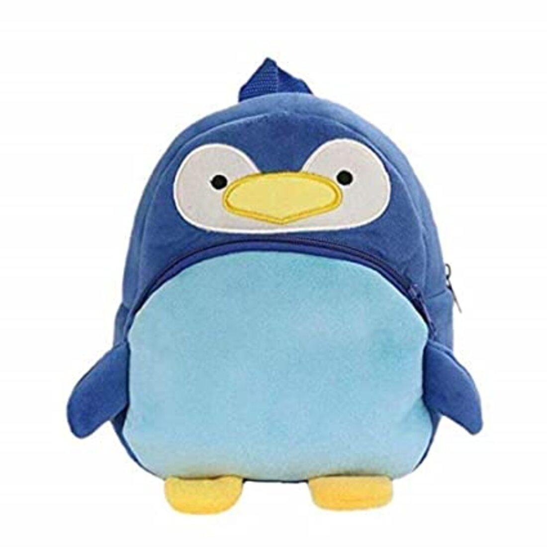 Penguin Soft Material Cartoon Backpack - School Bag for Kids and Toddlers