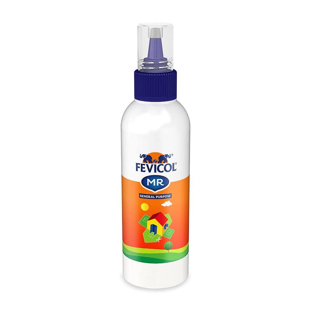 Pidilite Fevicol MR Easy Flow Squeeze Bottle – 105g | Strong & Instant Adhesive for Paper, Wood, Cardboard, Fabric, Craft & DIY Projects | Non-Toxic & Mess-Free Glue