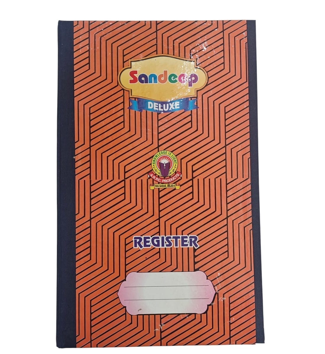 Sandeep Deluxe Register | 120 Pages Hard Cover Stock Register for Office & Corporate