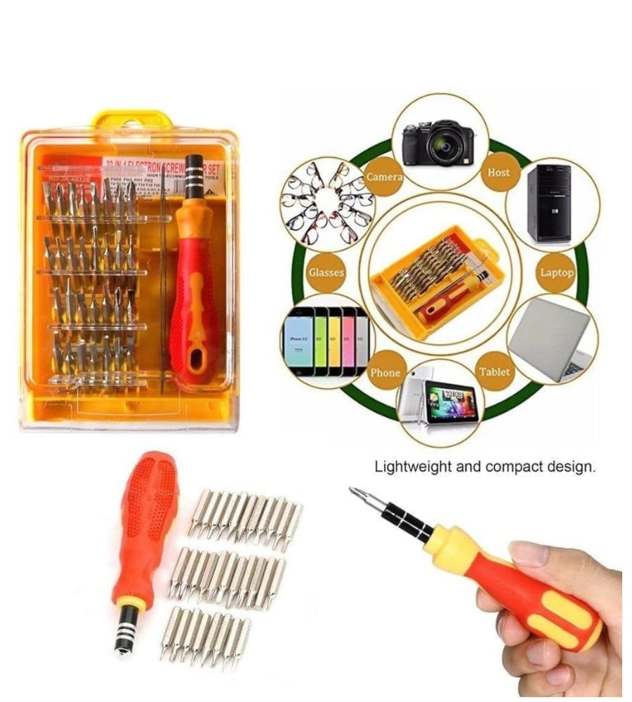 Screwdriver Set 32 In 1 Jackly Tool Kit With Magnetic Holder
