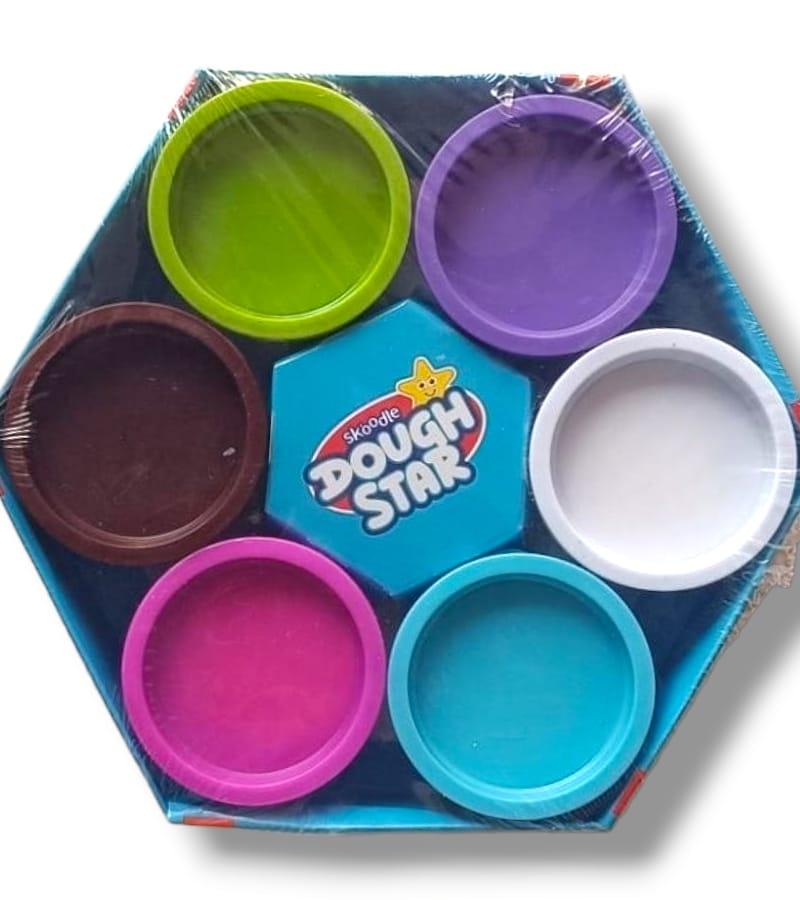 Skoodle Dough Star Carnival Pack of 6 Shades - 150 g