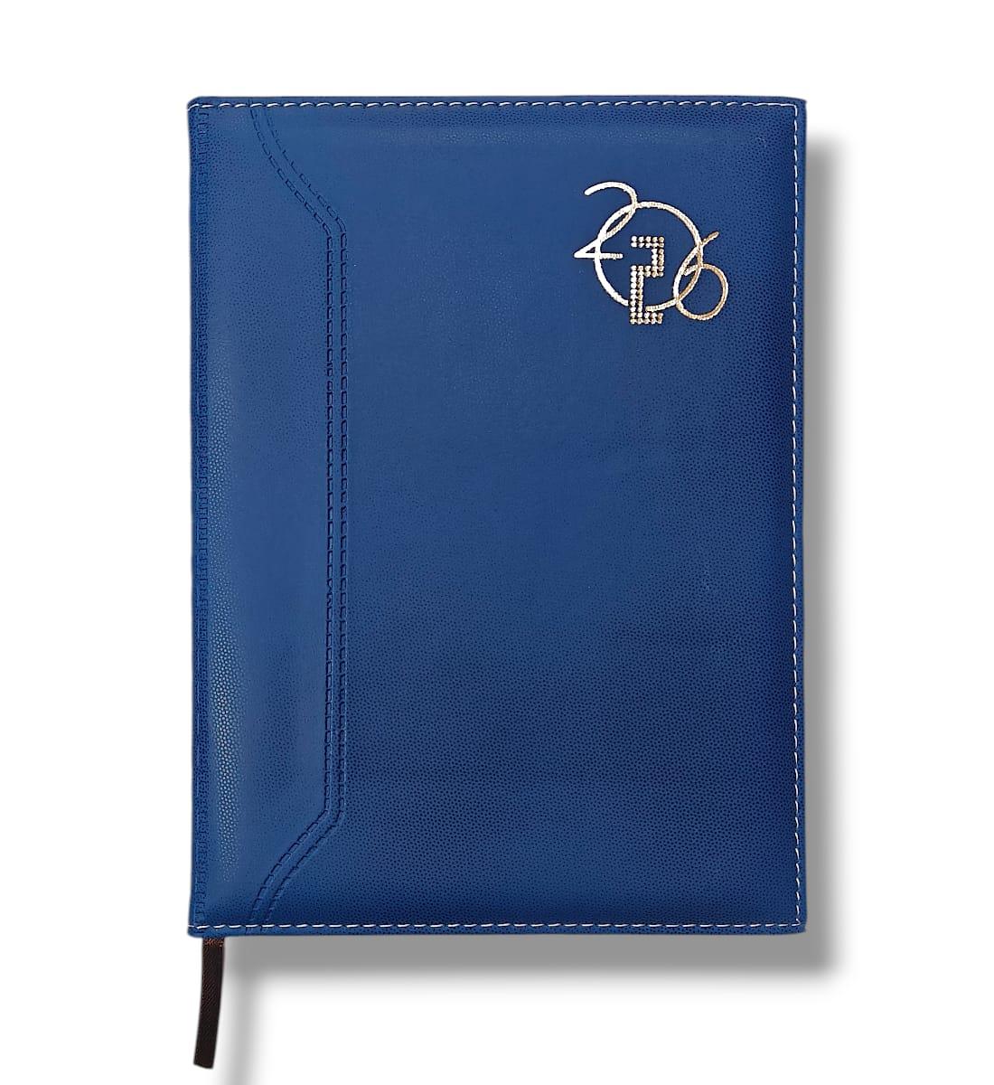 Standard Diary 2026 A4 Size | New Year Diary 365 Pages | Hardbound Business Planner with Vinyl Acrylic Coated Cover White Paper Monthly Planner Ribbon Bookmark