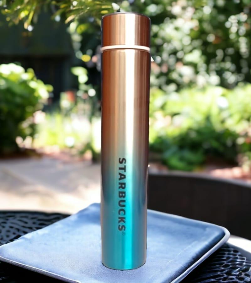 Starbucks Stainless Steel Reusable Venti 60 oz Water Bottle - Silver-Blue
