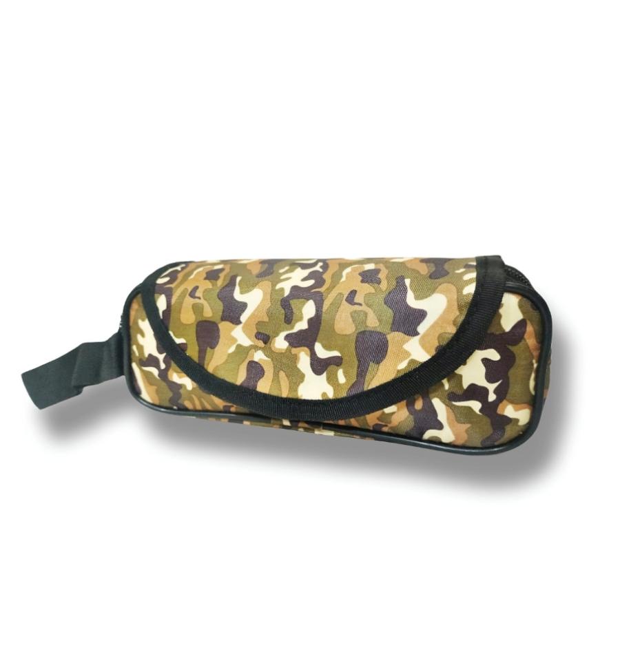Student's Multi-Colored Camouflage Pouch Stationery Case - Set of 1