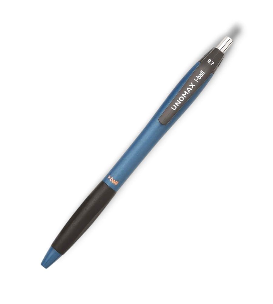 Unomax I-Ball 2X Liquid Ball Pen 0.7mm - Blue Ink (Pack of 2)