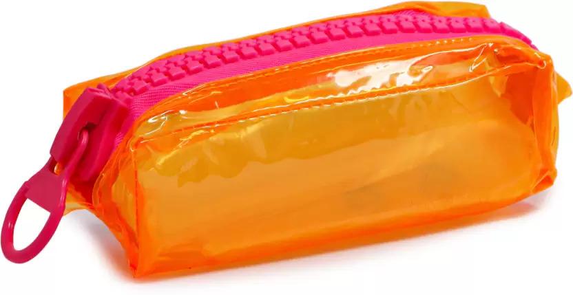 Waterproof Dragon Theme Pencil/Pen Orange color Pouch for Students