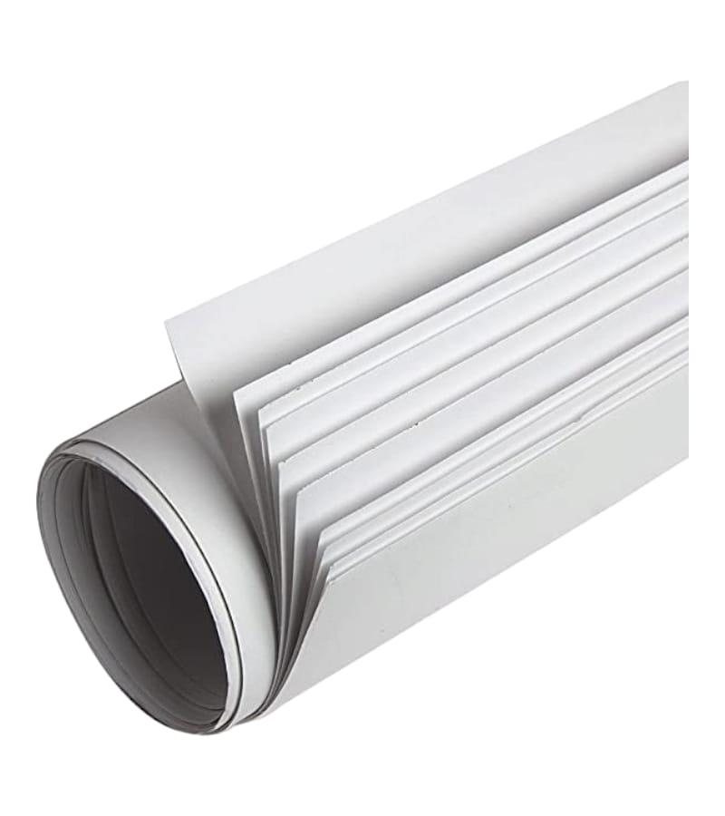 White Chart Paper | Set of 10 | A1 Size | Pastel Sheet | Poster Sheets | 220 GSM Paper | Unruled Paper | Plain Paper | Art and Craft Material