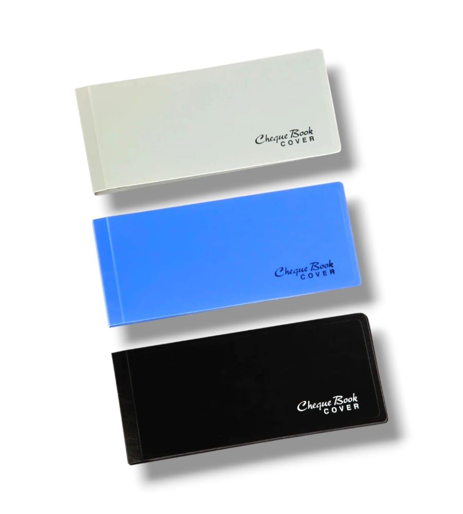 WorldOne Cheque Book Holder - Blue & Black